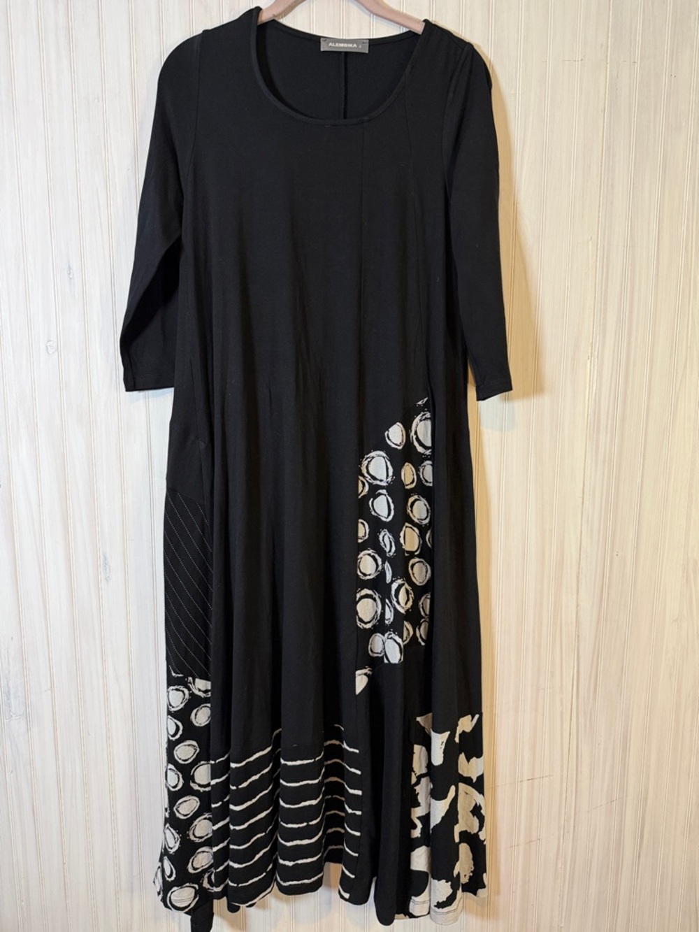 ALEMBIKA ABSTRACT ART SWIM DRESS MAXI 2 8-10